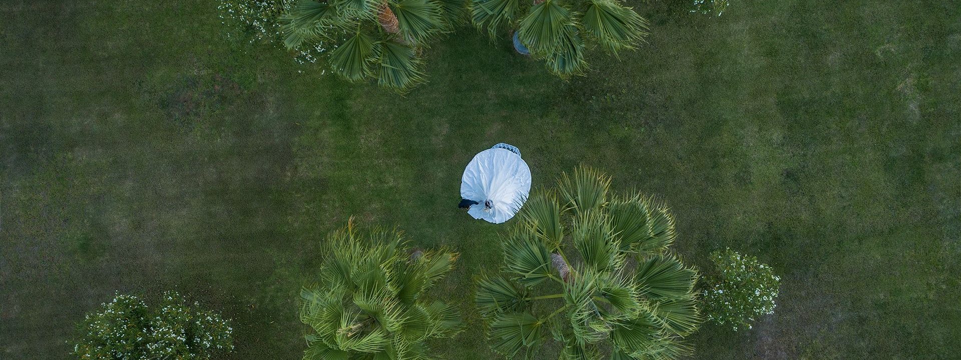 Boda con drone